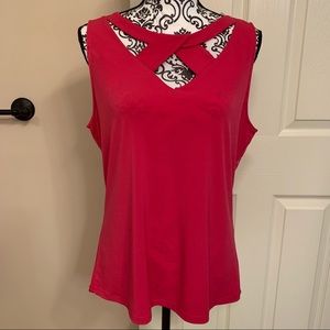 NWT NY & Co pink sleeveless top